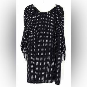 Tahari Levine Black White Classic Dress Spring Summer Ready Women’s Sz 6